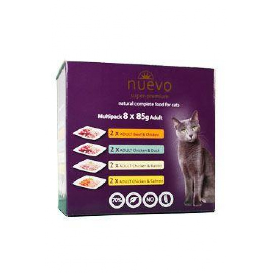 Nuevo mačka kapsička Adult Multipack 8x85g