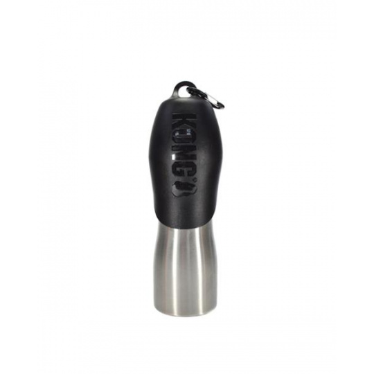 Fľaša na vodu nerezová pre psa, čierna KONG H2O (740ml/25oz) Stainless Steel Bottle Black Fľaša na vodu nerezová pre psa, čierna KONG H2O (740ml/25oz) Stainless Steel Bottle Black