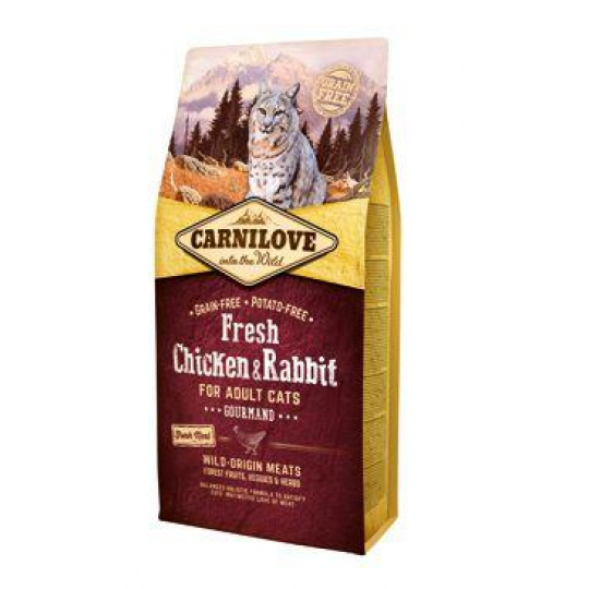 Carnilove Cat Fresh Chicken & Rabbit for Adult 6kg