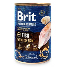 Brit Premium Dog by Nature  konz Fish & Fish Skin 400g