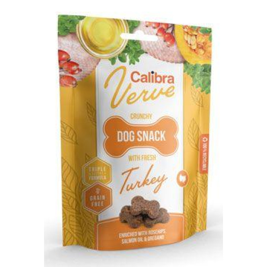 Calibra Dog Verve Crunchy Snack Fresh Turkey 150g