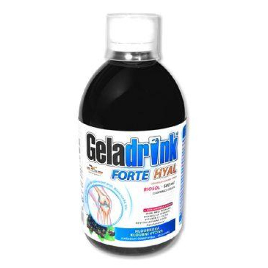 Geladrink Forte Biosol černý rybíz 500ml