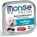MONGE FRESH - paštéta a kúsky s tuniakom 100 g pre psy