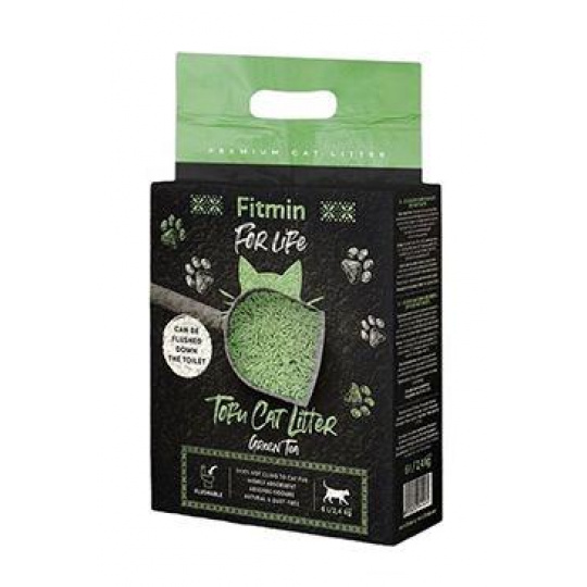 Podstielka Fitmin For Life cat Tofu Zelený čaj 2,4kg/6l