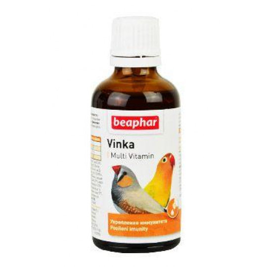 Beaphar vtáky Vinka Multivitamín kvapky 50ml