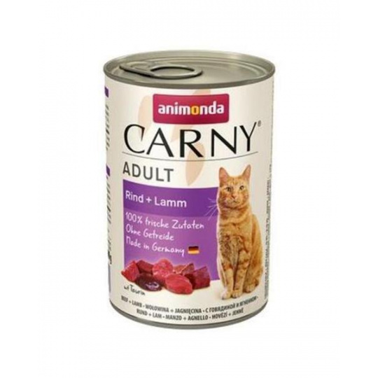 Animonda CARNY® cat Adult hovädzie a jahňacie bal. 6 x 400 g konzerva