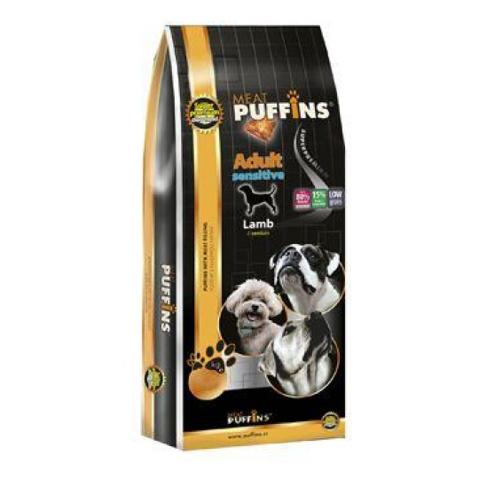 Puffins Dog Adult Sensitive Lamb Rice 1kg