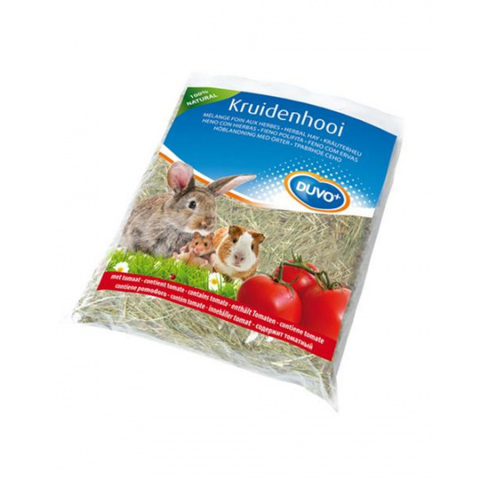 Seno DUVO+ bylinkové so sušenými paradajkami pre králiky a hlodavce 500 g Seno DUVO+ bylinkové so sušenými paradajkami pre králiky a hlodavce 500 g