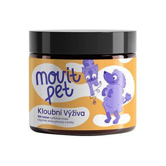 MOVit PET Kloubní výživa, s příchutí masa 100tbl MOVit PET Kloubní výživa, s příchutí masa 100tbl