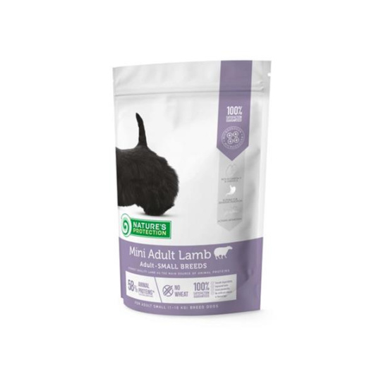 Natures P dog adult mini jahňacie 500 g