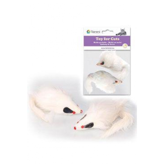 Hračka mačka Myš veľká 9cm/2ks