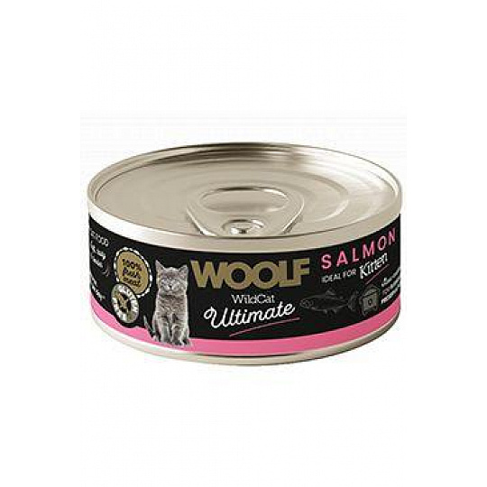 WOOLF WildCat Ultimate konz. Kitten Paté Losos 85g
