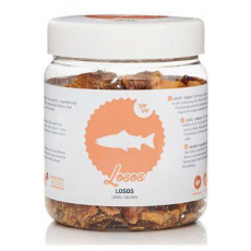 Raw Raw pochúťka mrazom sušený Losos mäso 110g Raw Raw pochúťka mrazom sušený Losos mäso 110g