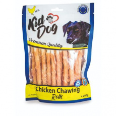 KIDDOG kuracie mäso na byvolej tyčinke - 8 mm/12 cm 250 g KIDDOG kuracie mäso na byvolej tyčinke - 8 mm/12 cm 250 g