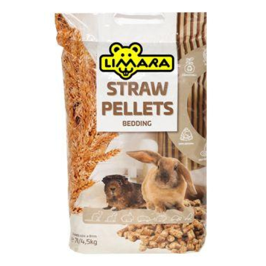 Podestýlka slaměná, pelety LIMARA 7l/4,5kg