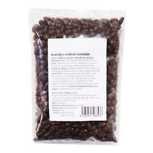 Arašídy v mléčné čokoládě 1kg Arašídy v mléčné čokoládě 1kg