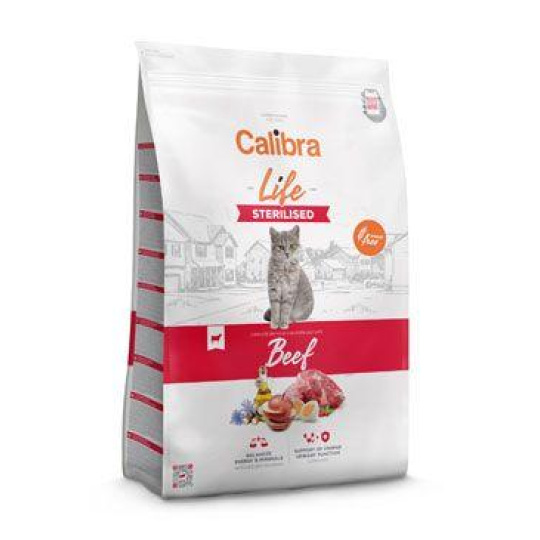 Calibra Cat Life Sterilised Beef 6kg