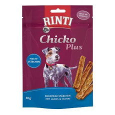 Rinti Dog Extra Chicko Plus pochoutka losos+kuře 80g