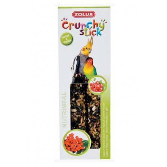 Crunchy Stick Large parakeet Ríbezľa/Jarabina 2ks Zolux