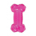 Hračka pes BONE TPR POP kosť 12cm ružová Zolux