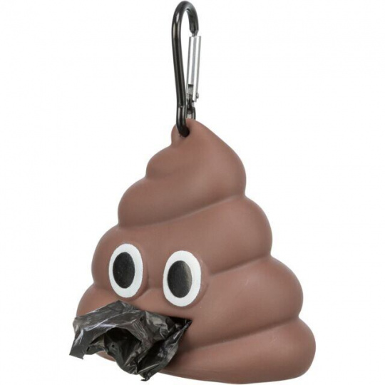 Zásobník POOP na sáčky na exkrementy, 8 x 5 cm / 15 sáčků, PVC Zásobník POOP na sáčky na exkrementy, 8 x 5 cm / 15 sáčků, PVC