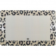Prestieranie pod misky LEO, 44 x 28 cm, sivá, hnedá/leopardia