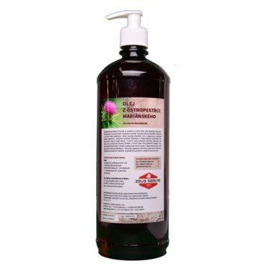 Olej z pestreca pre kone a psy ZEUS 1000ml Olej z pestreca pre kone a psy ZEUS 1000ml