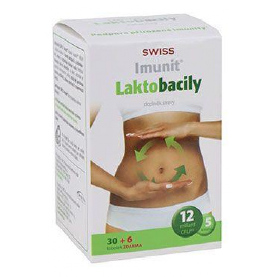 Swiss Laktobacily Imunit tob 30+6 zdarma Swiss Laktobacily Imunit tob 30+6 zdarma