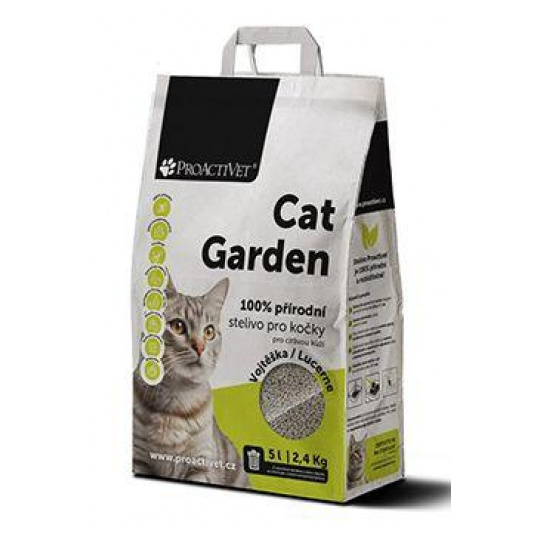 Podestýlka Proactivet Cat Garden Vojtěška 5l Podestýlka Proactivet Cat Garden Vojtěška 5l