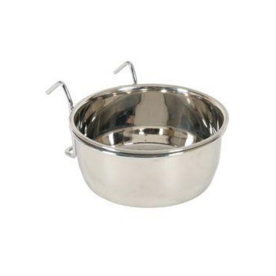 Miska nerez pre vtáky s háčikmi 0,84l Zolux