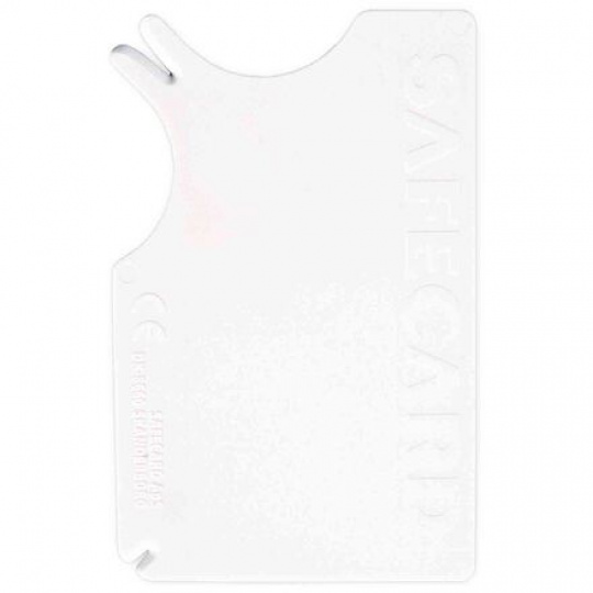 SAFECARD - plastová karta na vyťahovanie kliešťov 8x5 cm