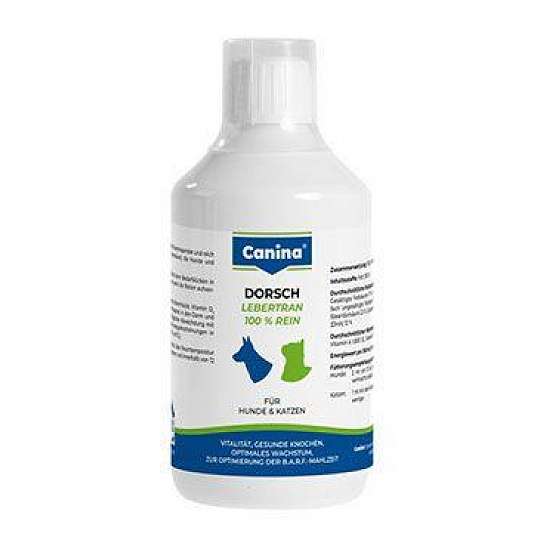 Canina Liečivý olej z tresčích pečení 250ml Canina Liečivý olej z tresčích pečení 250ml