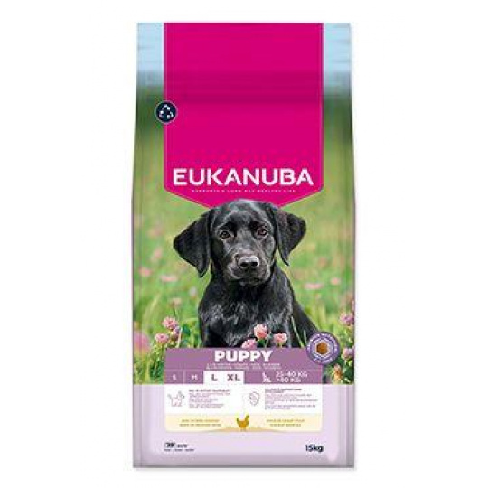 Eukanuba Dog Puppy Large bohaté na čerstvé kuracie mäso 15kg