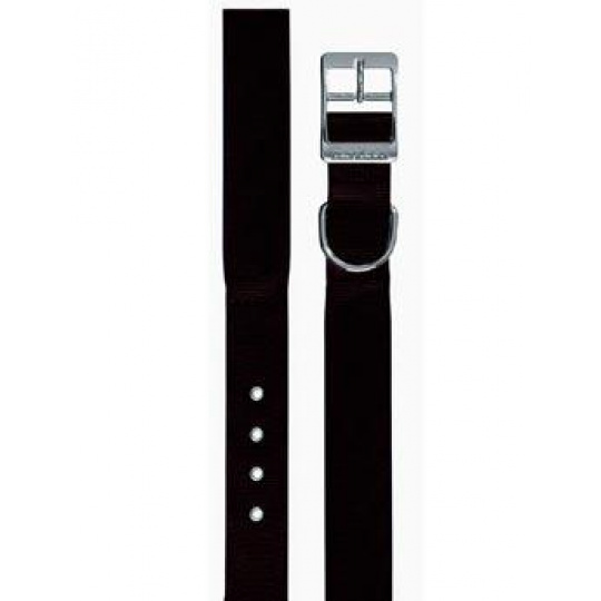 Obojok nylon DAYTONA C 45cmx25mm čierny FP 1ks