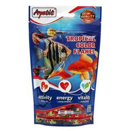 Apetit krmivo Tropical color flakes 50g/12 Apetit krmivo Tropical color flakes 50g/12