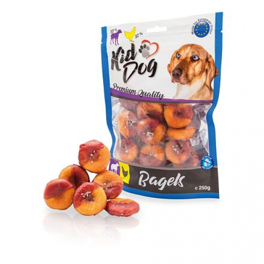 KIDDOG jahňacie & kuracie Bagel 250 g