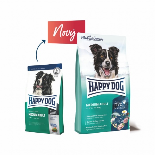 Happy Dog Fit & Vital ADULT Medium 1 kg Happy Dog Fit & Vital ADULT Medium 1 kg