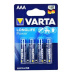 VARTA Baterie Longlife Power AAA 4ks