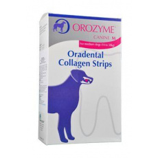 Orozyme plátky žvýkací pro psy M 10-30kg 141g