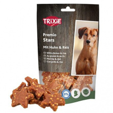 PREMIO Stars, hviezdičky s kuracím mäsom a ryžou, 100 g