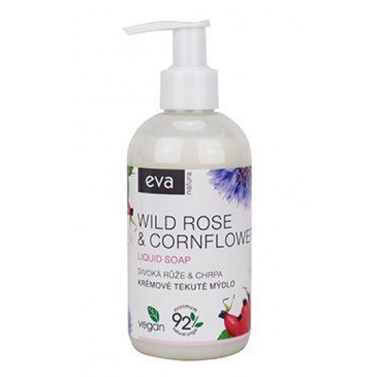 EVA NATURA tekuté mydlo Wild Rose&Cornflower 250ml