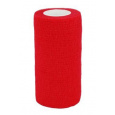Elastická bandáž. CVET 10cmx4,5m červené 1ks