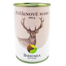 BOHEMIA MASO Zverinové vo vlastnej šťave 400g BOHEMIA MASO Zverinové vo vlastnej šťave 400g