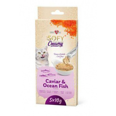 Pochúťka Aiko Cat SOFY Creamy Caviar&Ocean Fish 5x10g