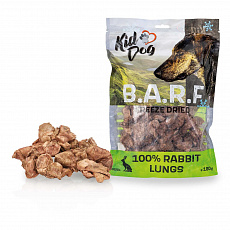 KIDDOG B.A.R.F. 100 % Rabbit Lungs freeze dried - králičí plíce sušené mrazem 180 g KIDDOG B.A.R.F. 100 % Rabbit Lungs freeze dried - králičí plíce sušené mrazem 180 g