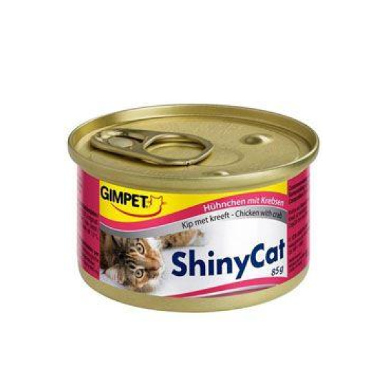 Gimpet kočka konz. ShinyCat kuře+krab 70g