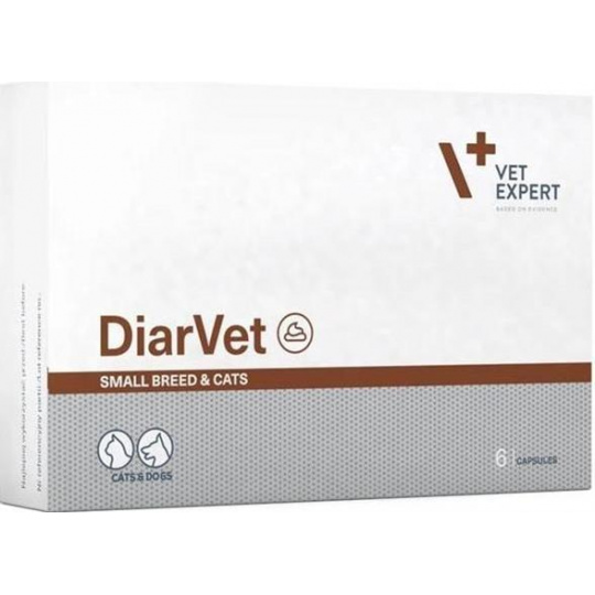 VetExpert DiarVet Small Breed&Cats 6cps (Twist off) VetExpert DiarVet Small Breed&Cats 6cps (Twist off)