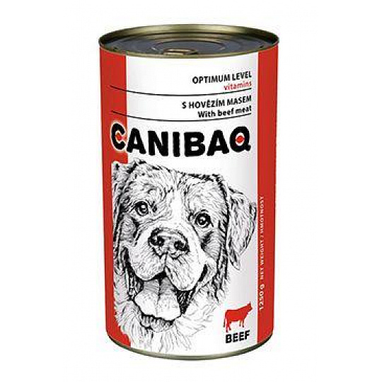 Canibaq dog konz. hovězí 1250g Canibaq dog konz. hovězí 1250g