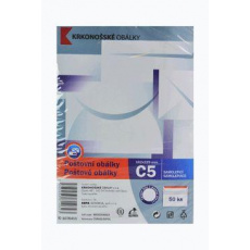 Obálka biela samolepiaca C5 50ks 162x229mm