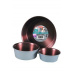 Miska nerez protiskluz COPPER 600ml Zolux